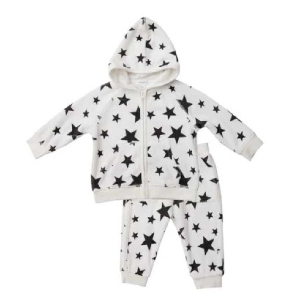 NWT Angel Dear Velour Jogging Suit - Size 6-12 months